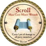 Scroll Mass Cure Minor Wounds