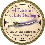 +1 Falchion of Life Stealing