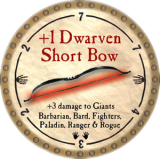 +1 Dwarven Short Bow