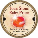 Ioun Stone Ruby Prism