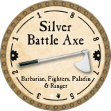 Silver Battle Axe