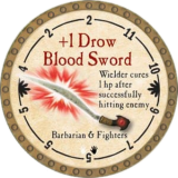 +1 Drow Blood Sword