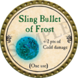 Sling Bullet of Frost