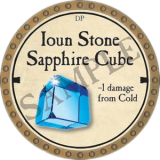 Ioun Stone Sapphire Cube