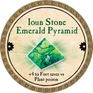 Ioun Stone Emerald Pyramid