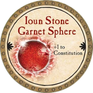 Ioun Stone Garnet Sphere