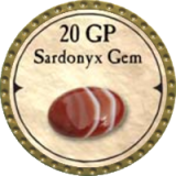 20 GP Sardonyx Gem