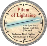 Pilum of Lightning