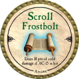 Scroll Frostbolt