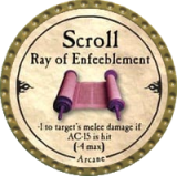 Scroll Ray of Enfeeblement