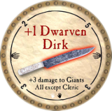 +1 Dwarven Dirk