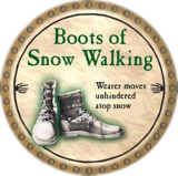 Boots of Snow Walking