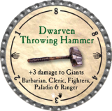 Dwarven Throwing Hammer