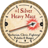 +1 Silver Heavy Mace
