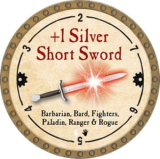 +1 Silver Short Sword
