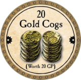 20 Gold Cogs