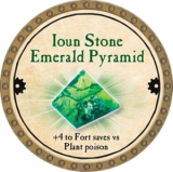 Ioun Stone Emerald Pyramid