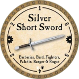 Silver Short Sword