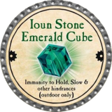 Ioun Stone Emerald Cube