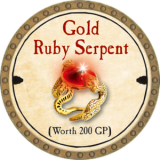 Gold Ruby Serpent