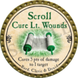 Scroll Cure Lt. Wounds (UC)