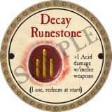 Decay Runestone