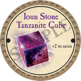 Ioun Stone Tanzanite Cube