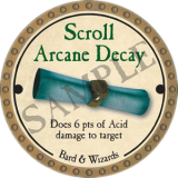 Scroll Arcane Decay