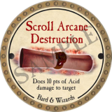 Scroll Arcane Destruction
