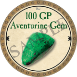 100 GP Aventurine Gem