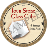 Ioun Stone Glass Cube