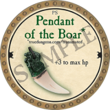Pendant of the Boar