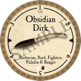 Obsidian Dirk
