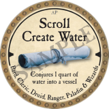 Scroll Create Water