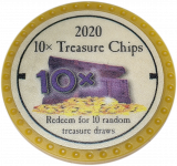 (OLD, Unusable) 10x Treasure Chips 2020