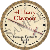 +1 Heavy Claymore