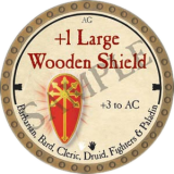 +1 Large Wooden Shield