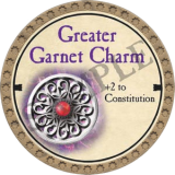 Greater Garnet Charm