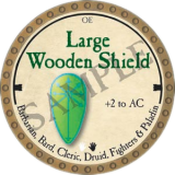 Large Wooden Shield
