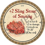 +2 Sling Stone of Smiting