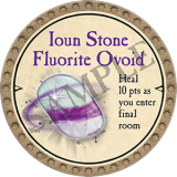 Ioun Stone Fluorite Ovoid