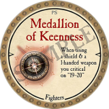 Medallion of Keenness