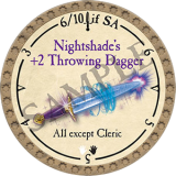 Nightshade's +2 Throwing Dagger