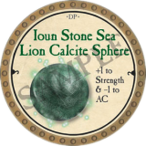 Ioun Stone Sea Lion Calcite Sphere
