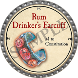 Rum Drinker's Earcuff