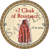 +2 Cloak of Resistance