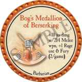 Bog's Medallion of Berserking
