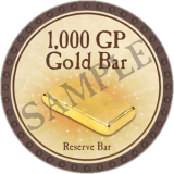 1,000 GP Gold Bar