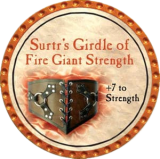 Surtr's Girdle of Fire Giant Strength
