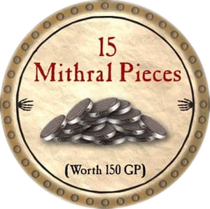 15 Mithral Pieces
